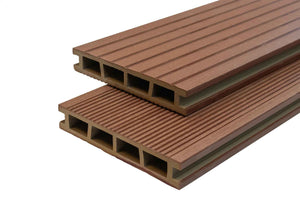 Natura™ | Terracotta Grooved Composite Decking Board (3m length) Composite Decking Ryno Group   