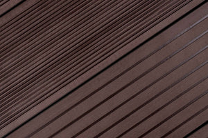 NaturaPlus™ | Dark Brown Grooved Composite Decking Board (3m length) Composite Decking Ryno Group   