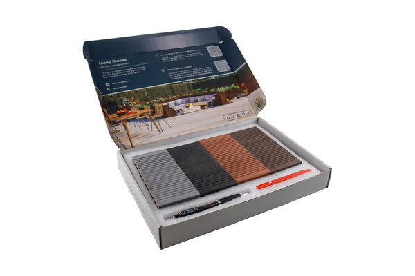 NaturaPlus™ Range | Composite Decking Sample Box  Ovaeda   