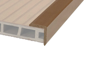 NaturaPlus™ | Light Brown Grooved Composite Decking Corner Trim (3m length) Corner Trim Ryno Group   