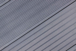 NaturaPlus™ | Light Grey Grooved Composite Decking Board (3.6m length)