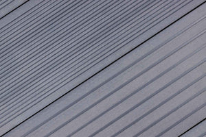 NaturaPlus™ | Light Grey Grooved Composite Decking Board (3.6m length) Composite Decking Ryno Group   
