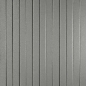 Non-combustible Aluminium Decking Board | RAL 7037 Dusty Grey | 200mm x 25mm x 3.2m  Ryno Group   