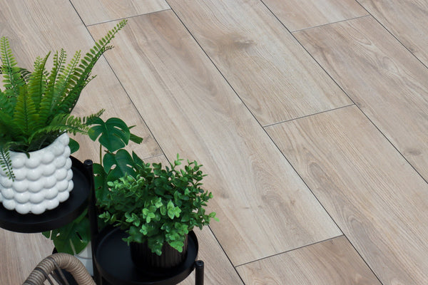 Orkney™ | Light Brown Wood Effect Porcelain Paving Tiles (30x120x2cm) Woodgrain Plank Porcelain Tile Space   