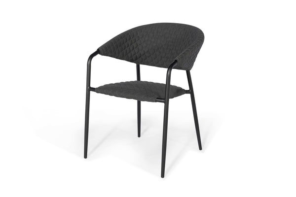 Pebble 6 Seat Oval Dining Set | Charcoal  Maze   