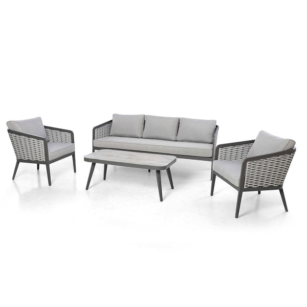 Portofino 3 Seat Sofa | Grey  Maze   