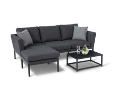 Pulse Chaise Sofa Set | Charcoal