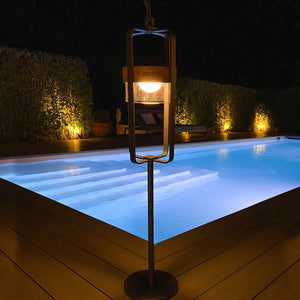 Satellite Large Solar Light With Stand | Charcoal  Maze   