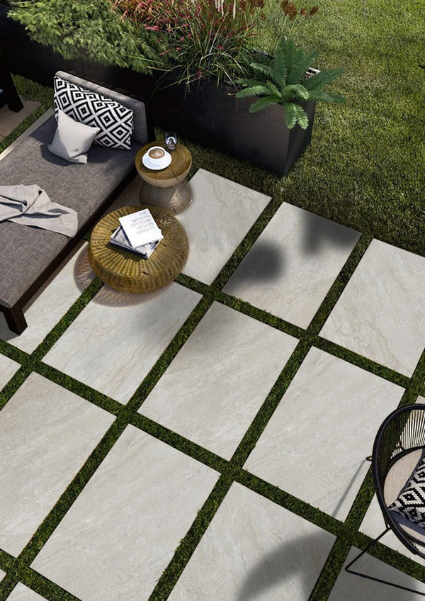Savannah™ | Beige Stone Effect Porcelain Paving Tiles (60x90x2cm)