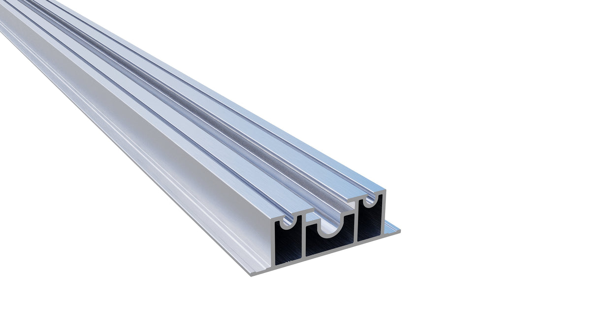 Subframe Rails Tectonic® 25mm Aluminium Decking Subframe Top Rail/Vertical Rail