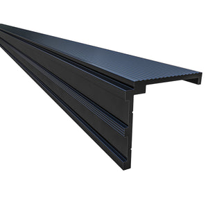 Tectonic® Aluminium Decking Subframe Fascia Profile (3.6m length) Decking Fixing OVAEDA® Composite Decking & Porcelain Paving   