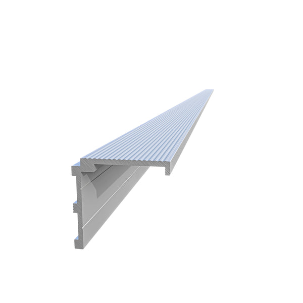 Tectonic® Aluminium Decking Subframe Fascia Profile (3.6m length) Decking Fixing OVAEDA® Composite Decking & Porcelain Paving   