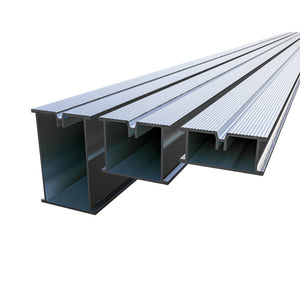 Tectonic® Aluminium Decking Subframe Joist (3.6m length) Decking Fixing OVAEDA® Composite Decking & Porcelain Paving   