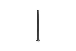 Traditional Balustrade 50mm Bolt-Down Post with Base Cover Plate 1155mm | Black