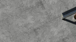 Travertino™ | Dark Grey Stone Effect Porcelain Paving Tiles (45x90x2cm)