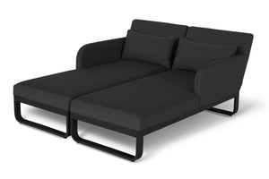 Unity Sunlounger | Charcoal  Maze   